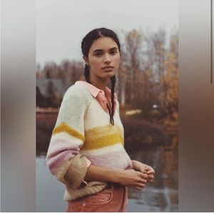 Anthropologie Theia V Neck Sweater